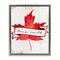 Stupell Industries True North Maple Leaf Floating Frame, design by Lil' Rue